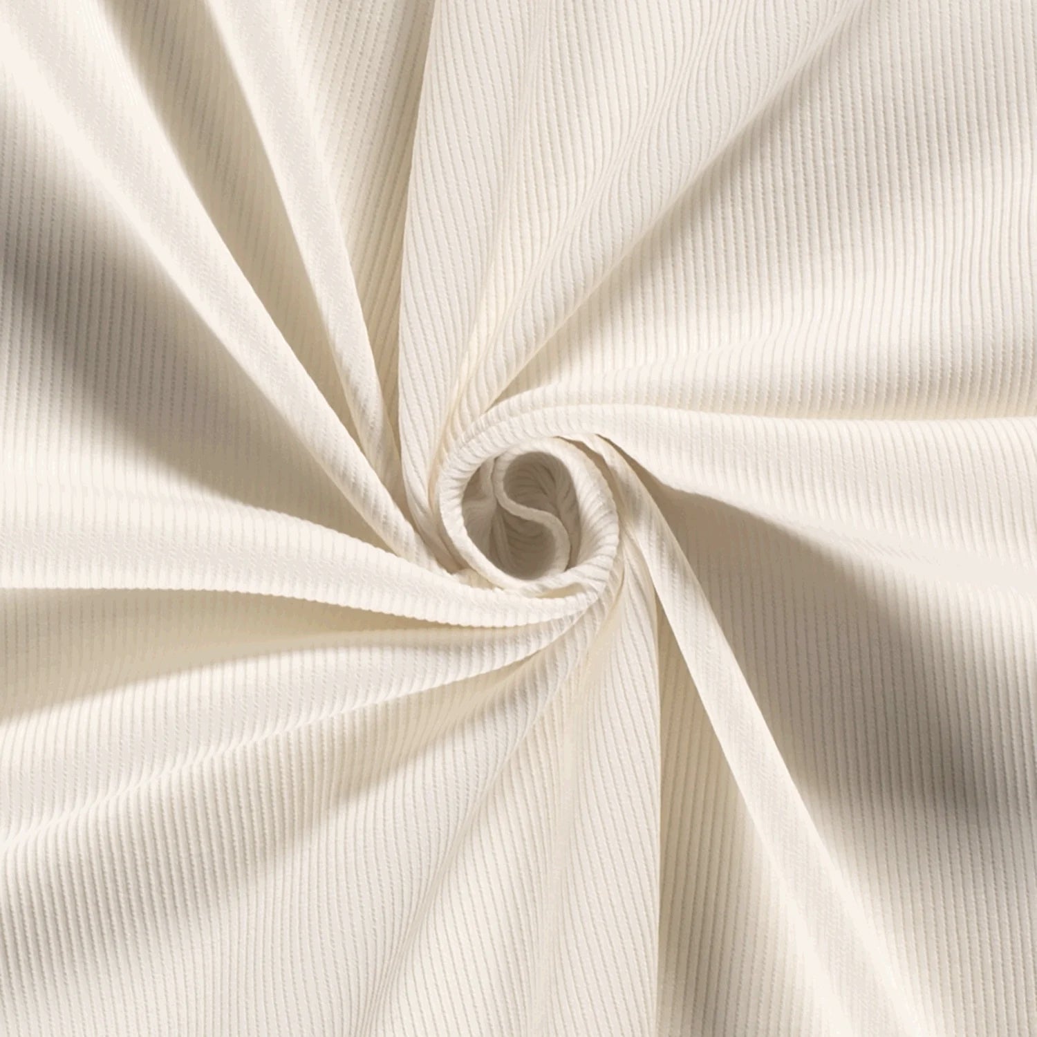 Rib Jersey Creme - Baumwolljersey - Oeketex