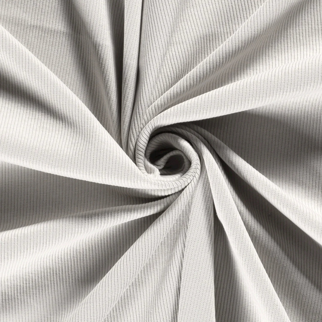 Rib Jersey hellgrau - Baumwolljersey - Oeketex
