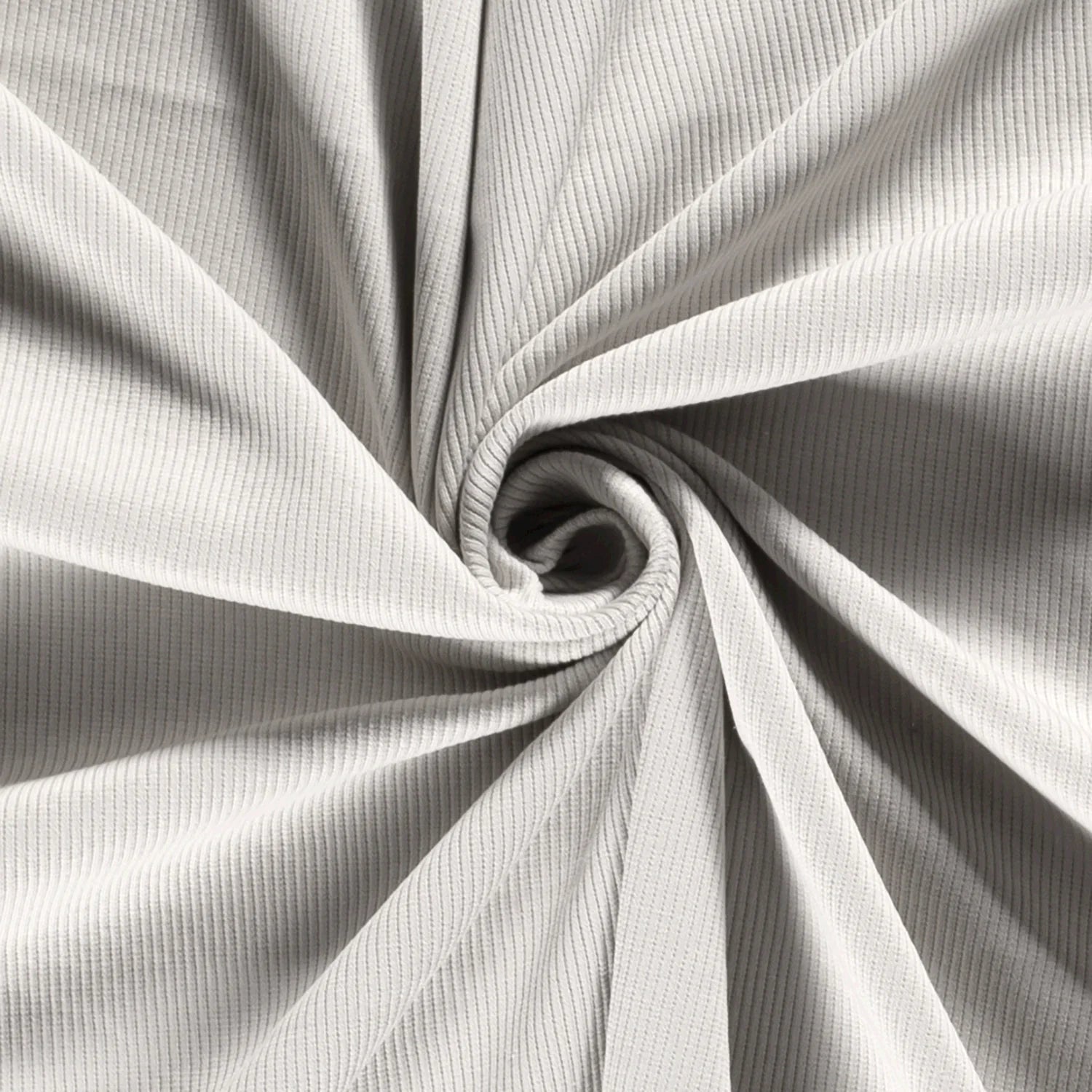 Rib Jersey hellgrau - Baumwolljersey - Oeketex