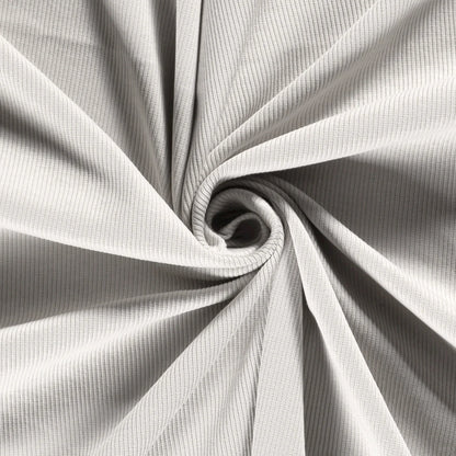 Rib Jersey hellgrau - Baumwolljersey - Oeketex