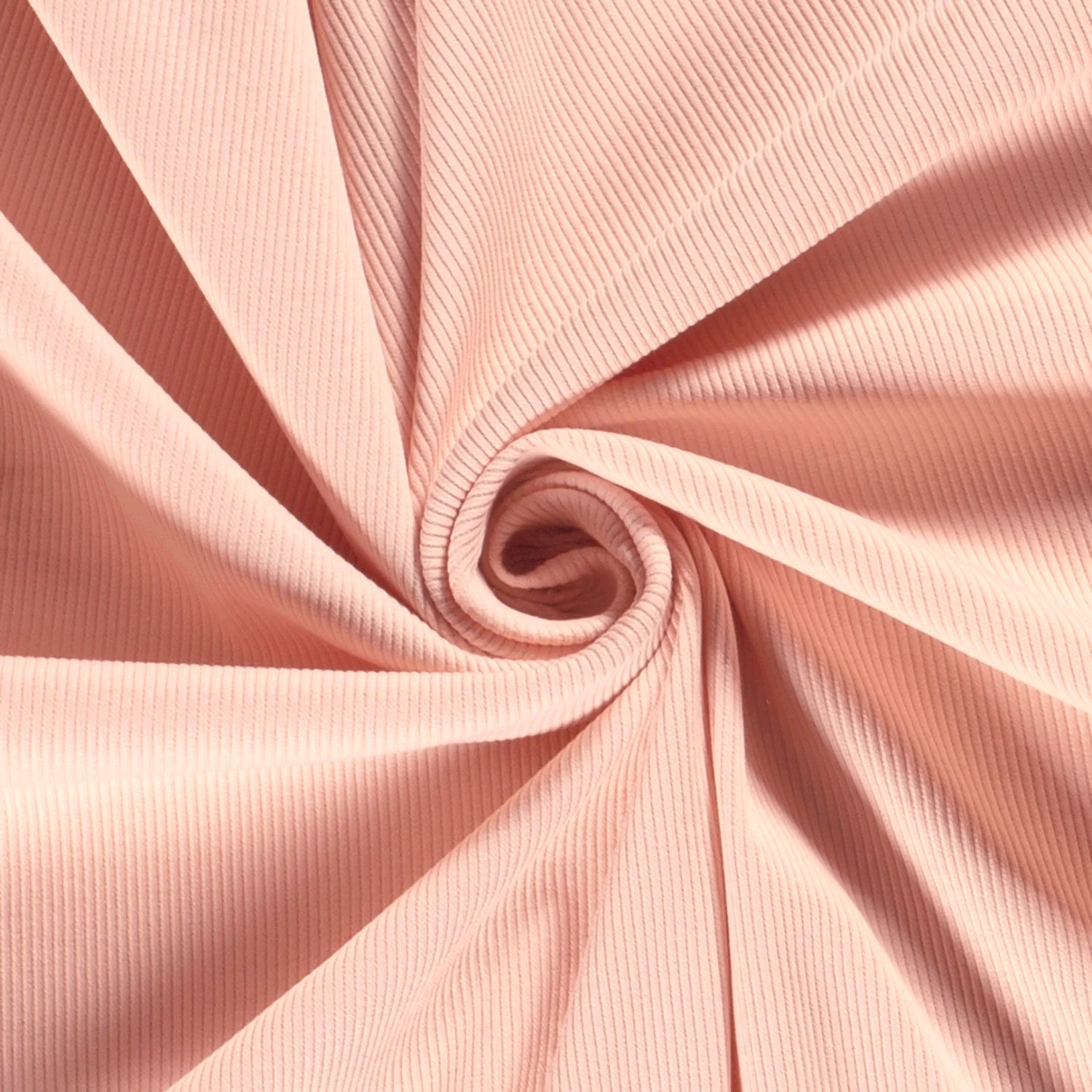 Rib Jersey Zartes Apricot - Baumwolljersey - Oeketex