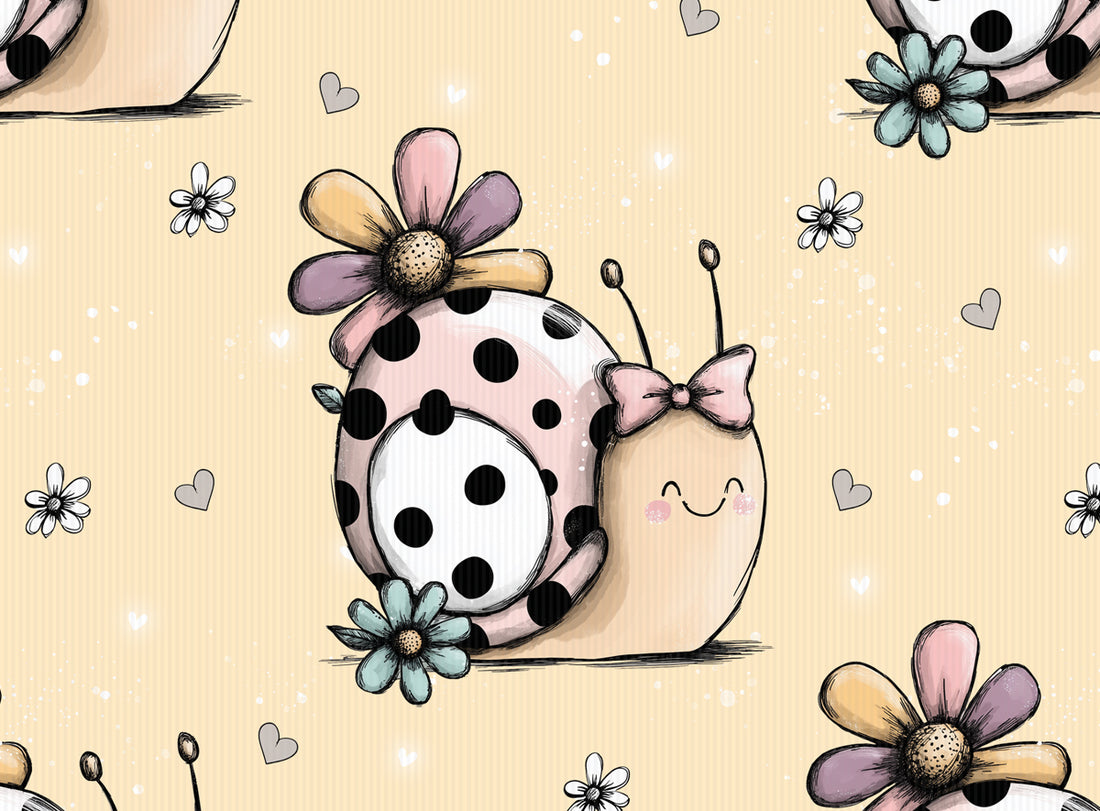 Cutie Schnecke Lemon Rib Jersey *Cutie Pies Serie* - Staghorn Eigenproduktion