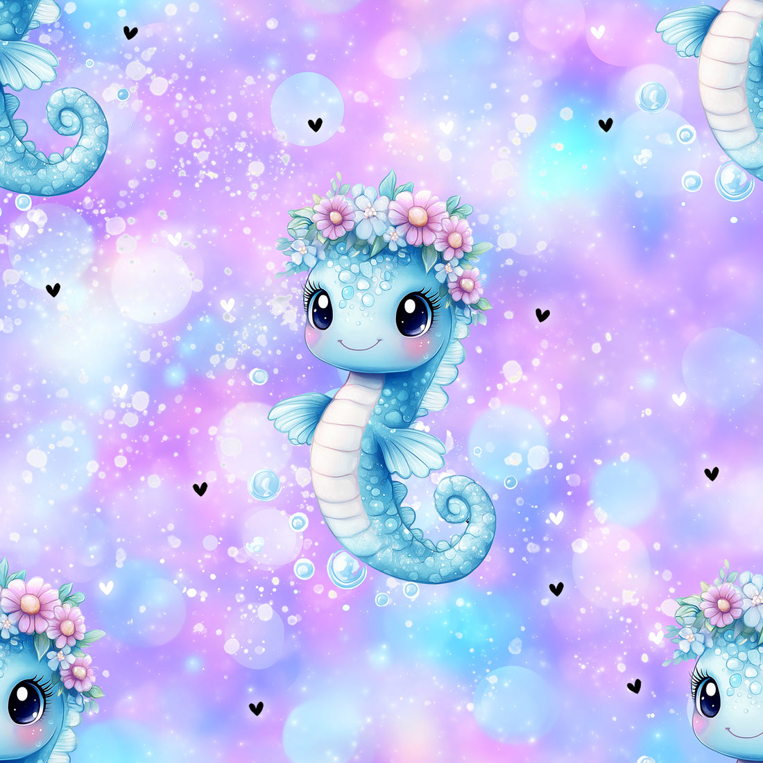 Cutie Seahorse Allover Jersey *Ocean 2026 Serie* Staghorn Eigenproduktion