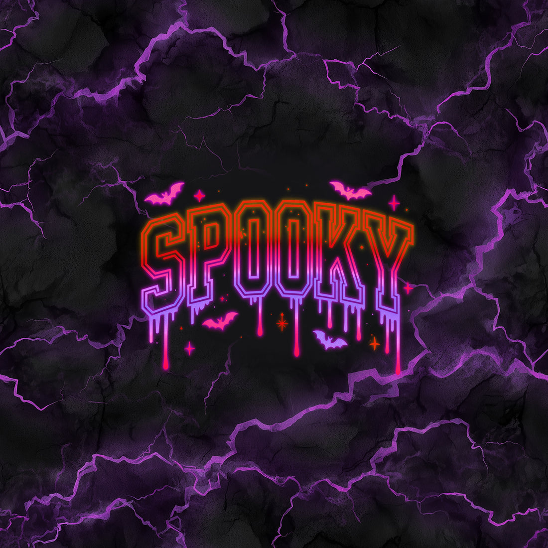 VORBESTELLUNG!! 70cm!! Spooky Lightning Panel Bio Sweat *Halloween 2026 Serie* - Staghorn Eigenproduktion