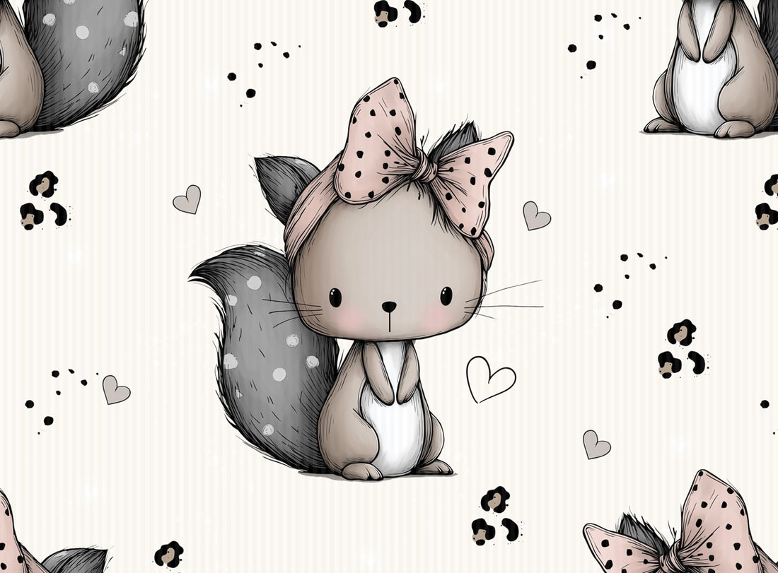 *Cutie Eichhörnchen Rib* Rib Jersey *2026 Cuties Serie* "Staghorn exklusiv” Eigenproduktion