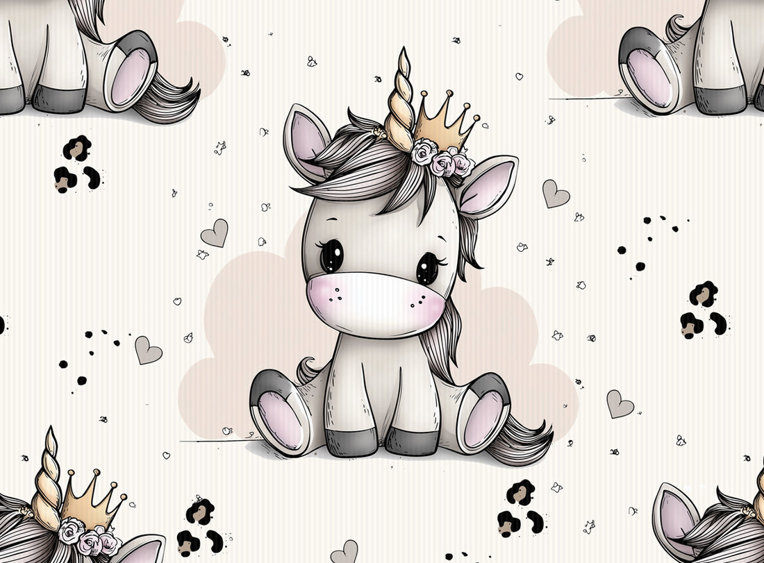 Cutie Unicorn Wolke Rib Jersey *Cutie Pies Serie* - Staghorn Eigenproduktion