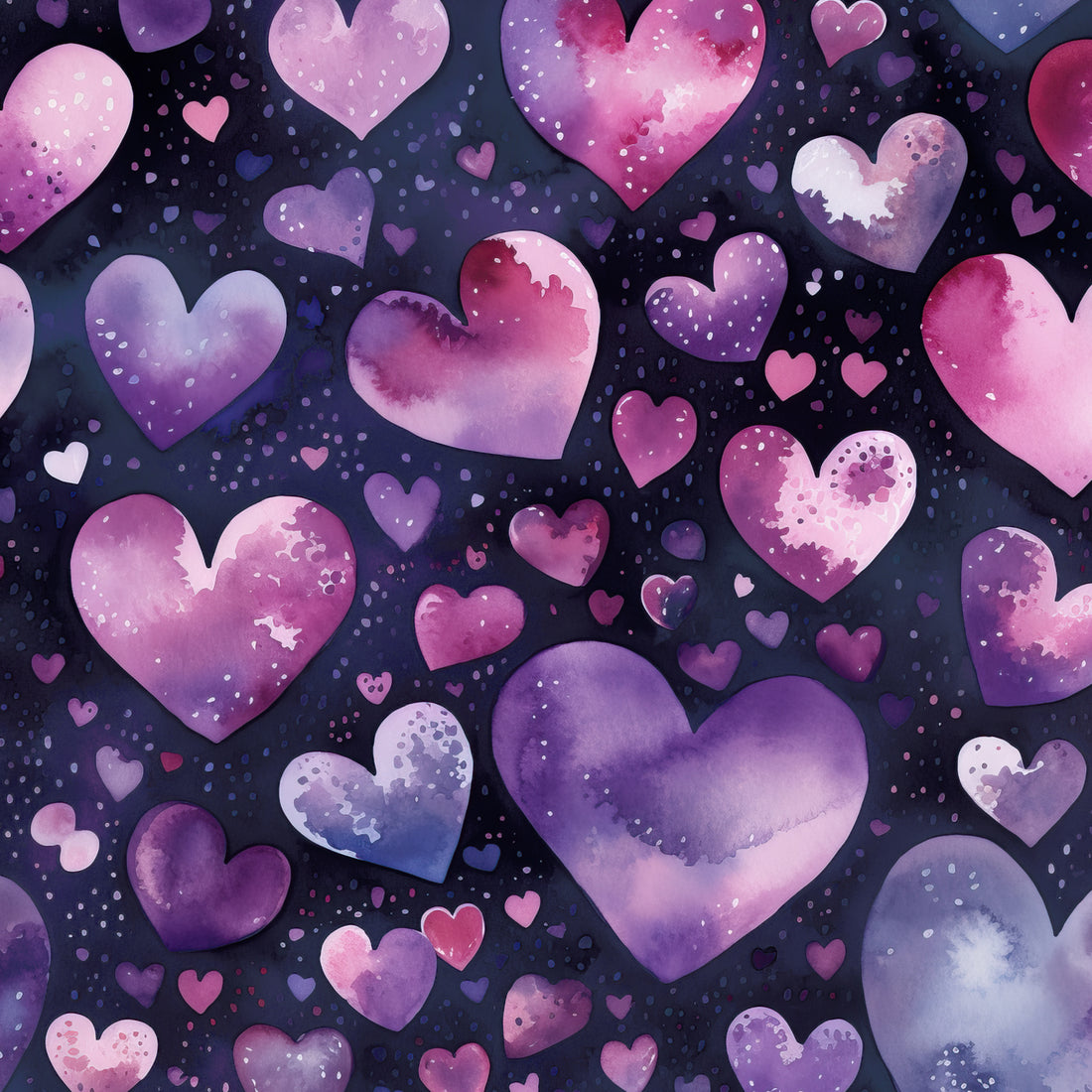 VORBESTELLUNG!! Watercolor Hearts Bio Sweat *Laternen 2026 Serie* - Staghorn Eigenproduktion