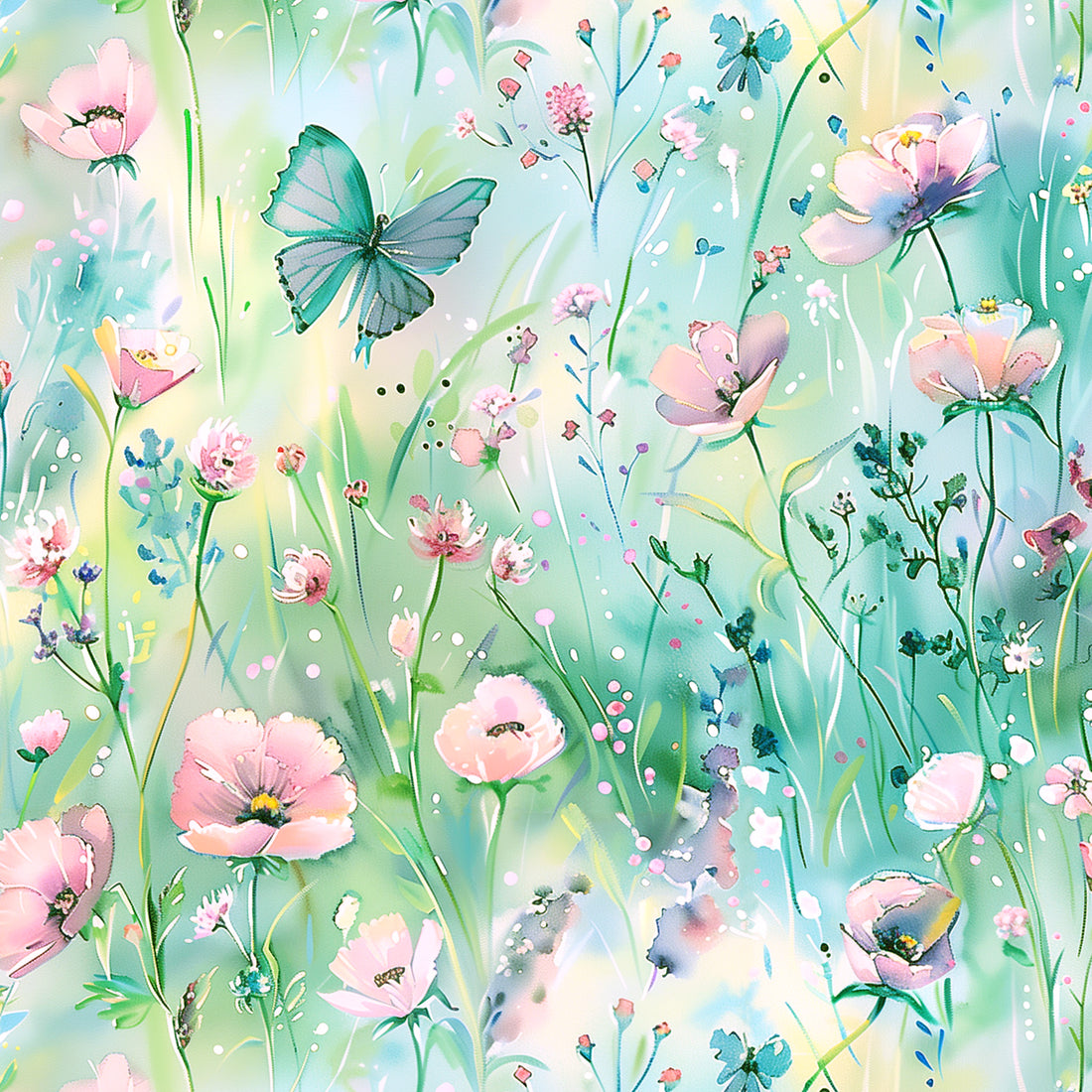 *Wildflower* Bio Jersey *Spring Fling Serie* Staghorn Eigenproduktion